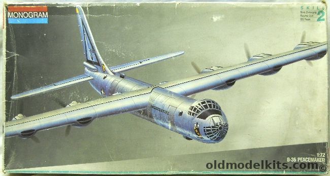 Monogram 1/72 B-36 or RB-36E Peacemaker - 9th Bombardment Squadron / 72nd BS(H), 5707 plastic model kit